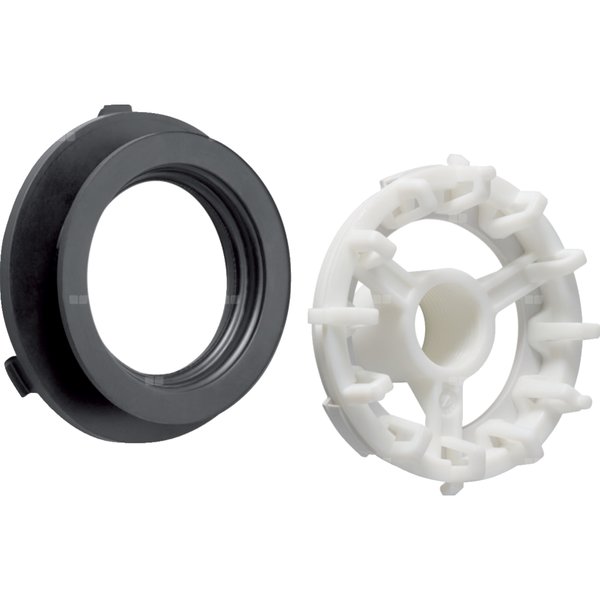 Elementy mocujące Geberit do głowicy przelewowej