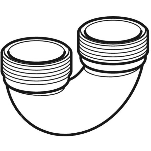 Kolanko gwintowane Geberit: d=48mm