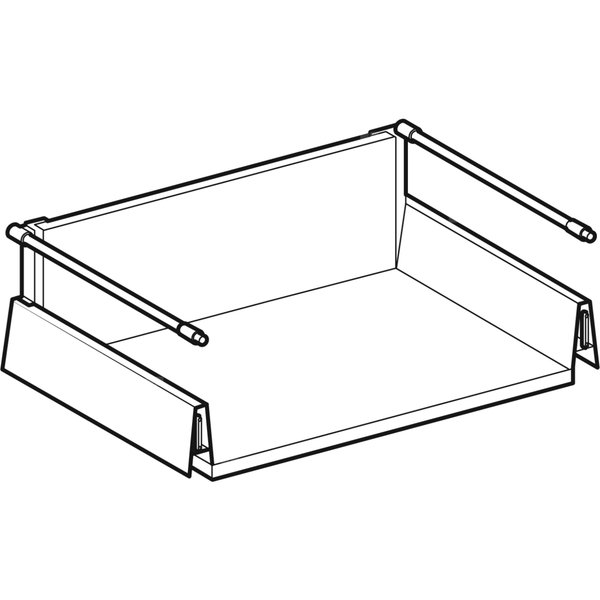 Szuflada dolna Geberit do dolnej szafki pod umywalkę: Szerokość umywalki=90cm