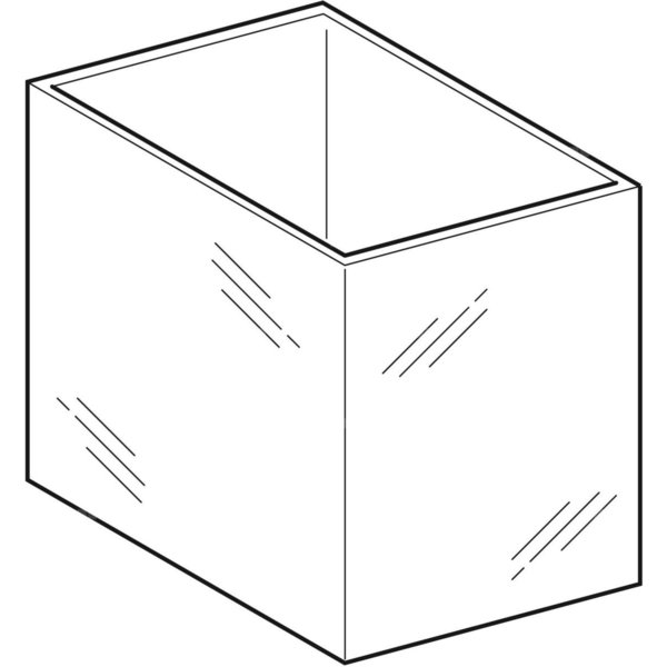 Schowek Geberit do szafki bocznej: B=24cm