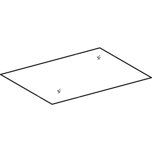 Mata antypoślizgowa Geberit do szafki bocznej: B=60cm