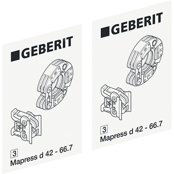 Naklejka identyfikacyjna - opaska zaciskowa Mapress d42-66.7 (3) zest.-2