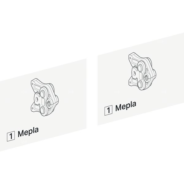 Zestaw naklejek do szczęk zaciskowych Geberit Mepla [1] (2 szt.): d=16–40mm