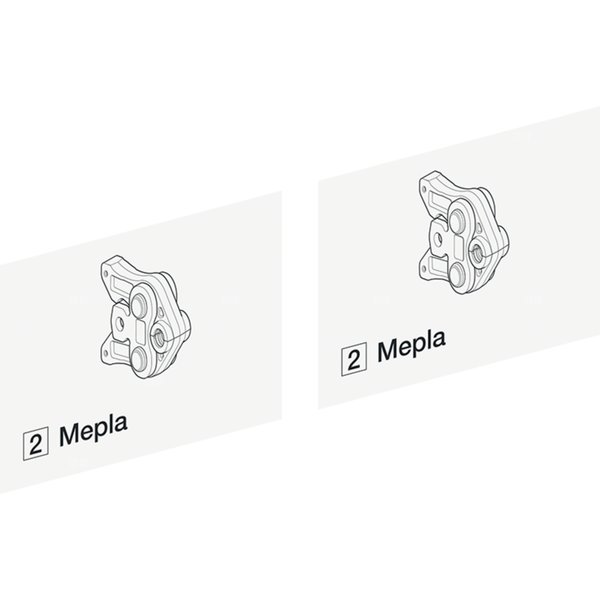 Zestaw naklejek do szczęk zaciskowych Geberit Mepla [2] (2 szt.)