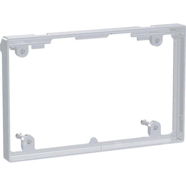 Ramka wyrównująca Geberit do przycisku uruchamiającego Sigma60, prostokątny: Materiał=Cynkowy odlew ciśnieniowy