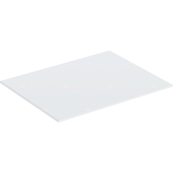 Szklana płyta przykrywająca Geberit do szafki bocznej z jednymi drzwiami: Biały, B=36cm