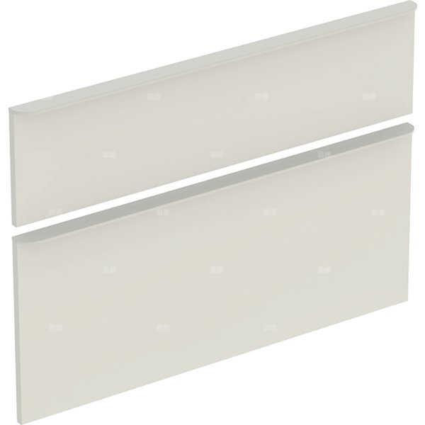 Zestaw frontów szuflad do szafki pod umywalkę GEBERIT, kol. sand wysoki połysk szer.900 mm