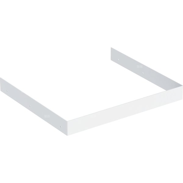 Listwa dystansowa Geberit do dolnej szafki pod umywalkę kompaktową: Biały, Szerokość umywalki=45cm