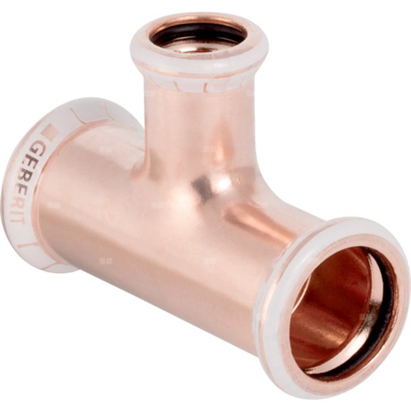 Trójnik redukcyjny Geberit Mapress Kupfer: d=15mm, d1=12mm, d2=12mm