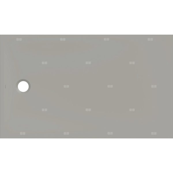 Brodzik Geberit CleanFloor30, szary: 150x90cm,