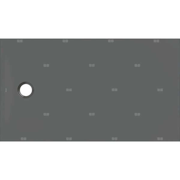 Brodzik Geberit CleanFloor30, grafit: 140x80cm,