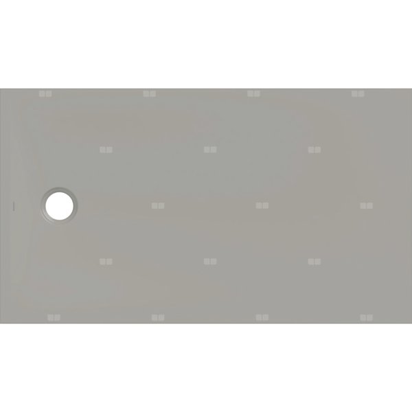 Brodzik Geberit CleanFloor30, szary: 140x80cm,