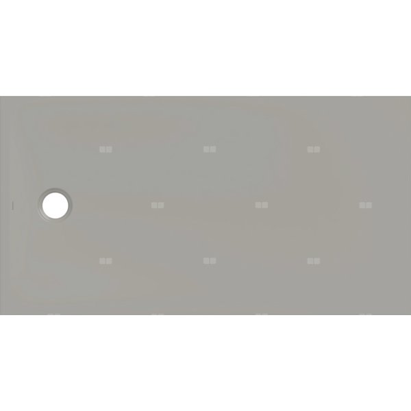 Brodzik Geberit CleanFloor30, szary: 150x80cm,