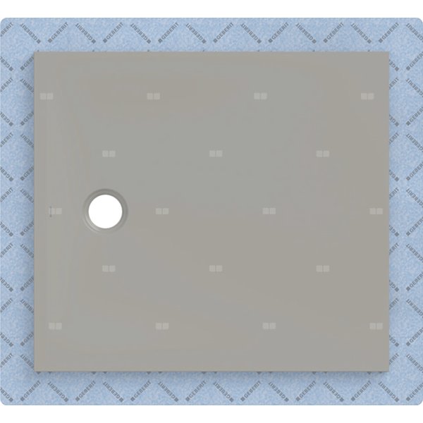 Brodzik Geberit CleanFloor30 z włókniną uszczelniającą, szary: 100x90cm,