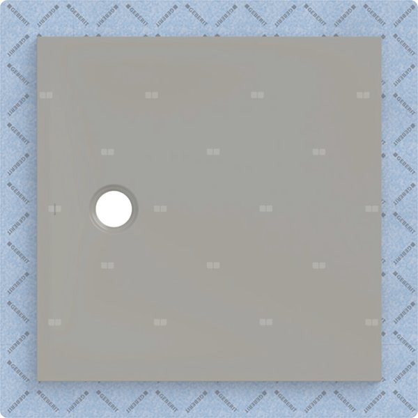 Brodzik Geberit CleanFloor30 z włókniną uszczelniającą, szary: 90x90cm,