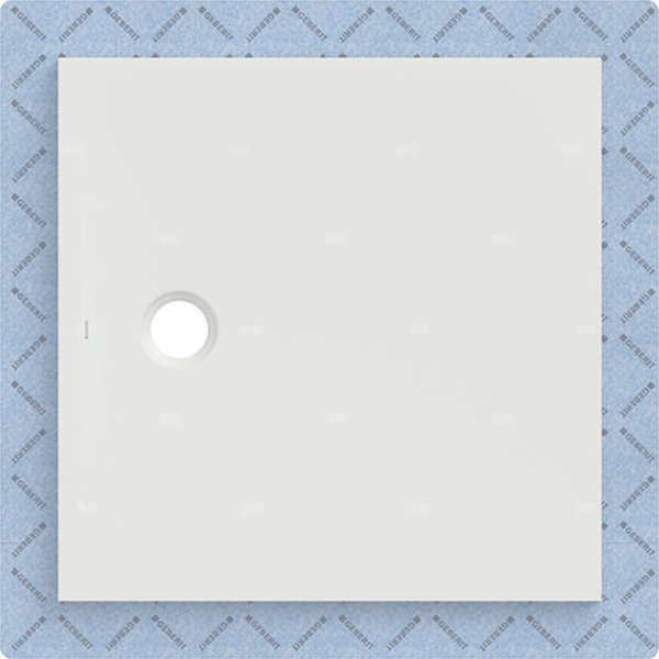 Brodzik Geberit CleanFloor30 z włókniną uszczelniającą, biały: 90x90cm,