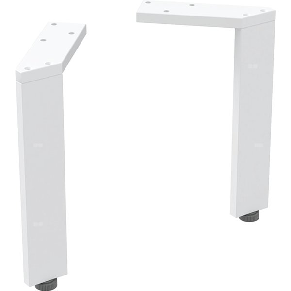 Zestaw nóg Geberit, wąskie (2 szt.): H=22.5-23.3cm, biały / malowany proszkowo, matowy