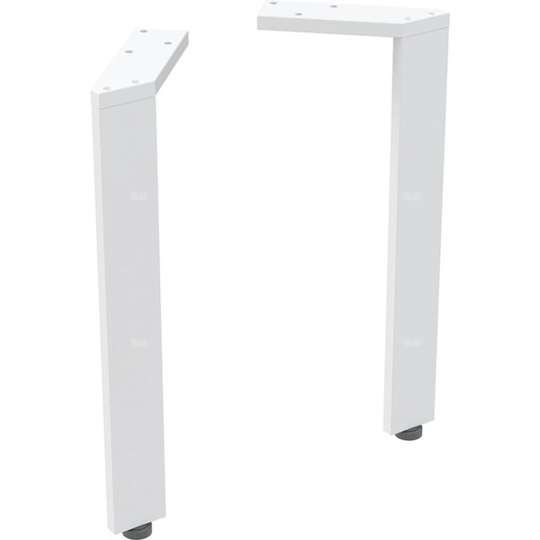 Zestaw nóg Geberit, wąskie (2 szt.): H=30-30.8cm, biały / malowany proszkowo, matowy