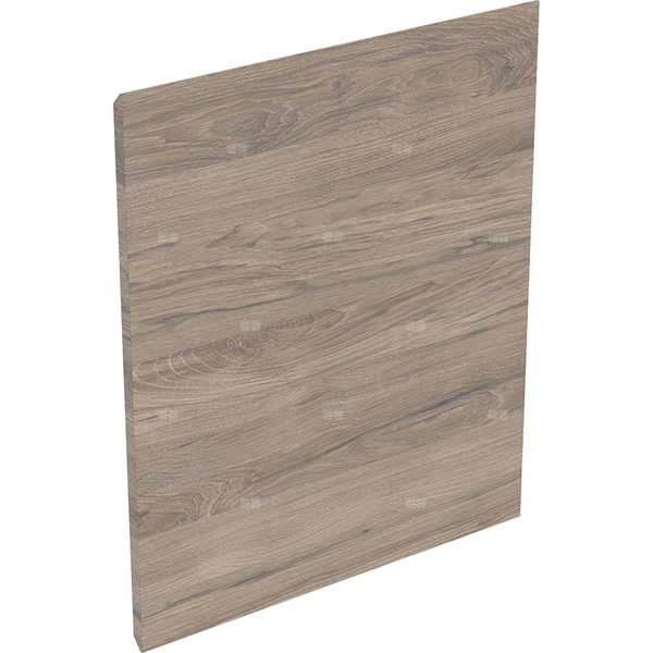 Drzwi Geberit do krótkiej szafki pod umywalkę: Szerokość umywalki=55cm, orzech hickory / Melaminowa struktura drewna