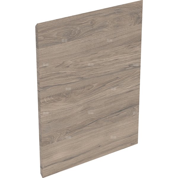 Drzwi Geberit do krótkiej szafki pod umywalkę: Szerokość umywalki=50cm, orzech hickory / Melaminowa struktura drewna