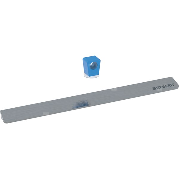 Pokrywa Geberit do odpływów liniowych CleanLine50, logo obrócone: L=17.5cm, Czarny chrom