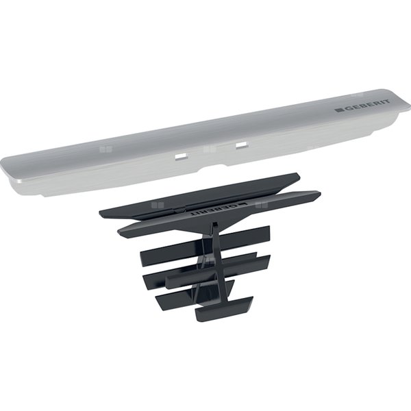 Pokrywa Geberit do odpływów liniowych CleanLine30: L=15.6cm, Stal nierdzewna szczotkowana