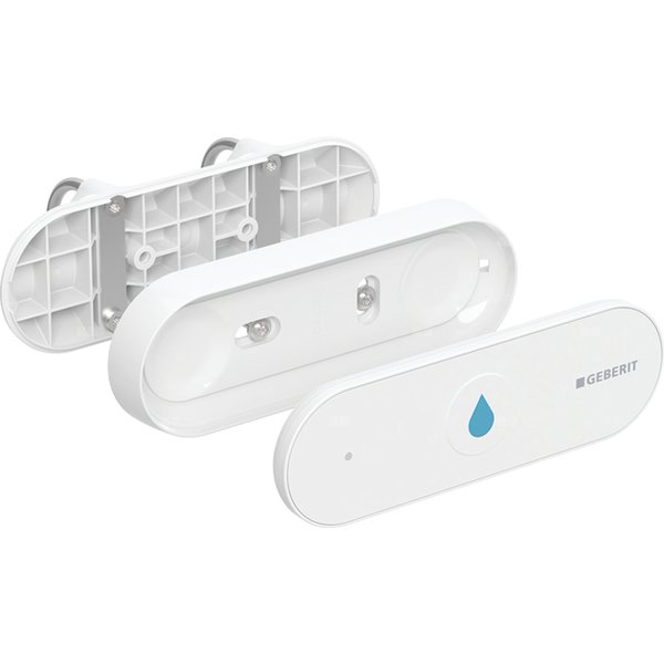 Zdalne uruchamianie spłukiwania Geberit do spłukiwania jednoilościowego, Bluetooth®: biały-alpin