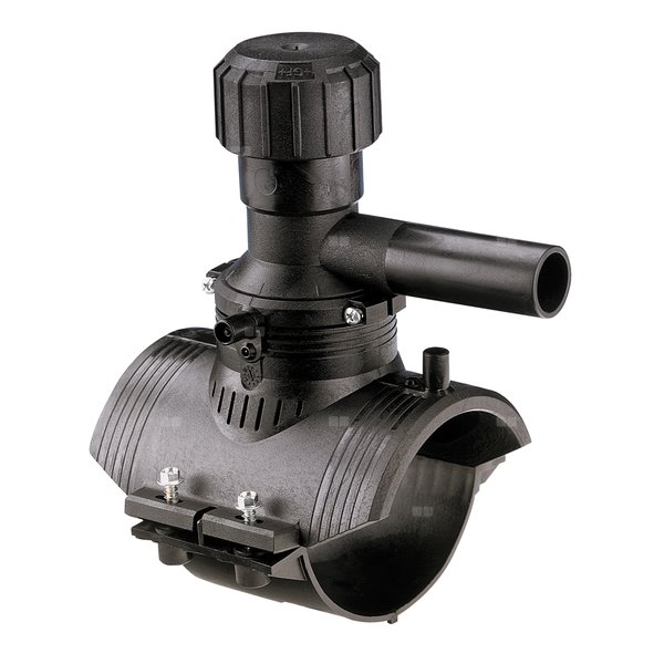 Obejma do nawiercania z obrotowym odejściem PE100 SDR11 d75-20
