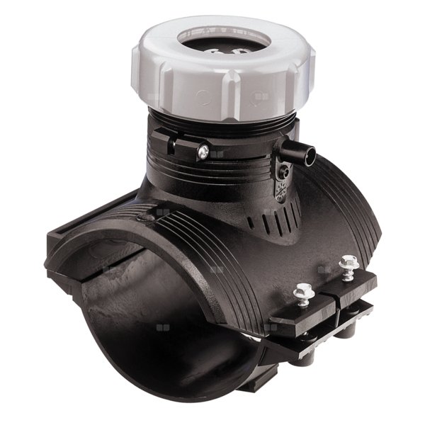 Obejma odcinająca z adapterem PE PE100 SDR11 d110-23/4