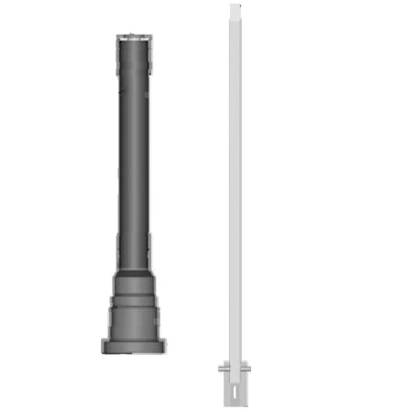 Obudowa sztywna PE100 black 1.25