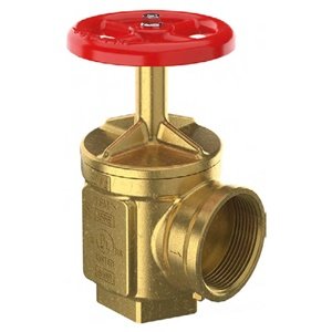 P.POŻ. ZAWÓR HYDRANTOWY KĄTOWY Z PRZEKŁADNIĄ, MOSIĄDZ 2 1/2"NPT