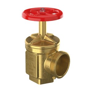 P.POŻ. ZAWÓR HYDRANTOWY KĄTOWY DO ZESTAWÓW WĘŻA STRAŻACKIEGO, SZORSTKI MOSIĄDZ GZ-GW 1 ½”NST