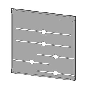 HIU MODULAR METALOWA OBUDOWA STACJI W WERSJI KOMPAKT (TYLKO WYSOKA STREFA) DLA GE556-SM (485x825x200)