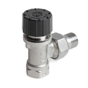 ZAWÓR GRZEJNIKOWY TERMOSTAT. KĄTOWY Z DYNAMICZNĄ REGULACJĄ PRZEPŁYWU HDB-LF (M30x1,5mm) DIN ½”