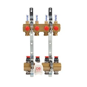 ROZDZIELACZ OGRZ. PODŁOG. Z DYNAMICZNYM RÓWN. I PRZEPŁYW. 0,4 ÷ 2,6 l/min G. EUROCONO (UCHWYT. R588Z) 1" x ¾”E /3