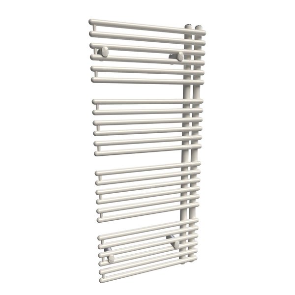 Grzejnik drabinkowy GORGIEL CETUS, podłączenie 15, wym. 1126 x 596 mm, kolor czarny mat, moc 618W