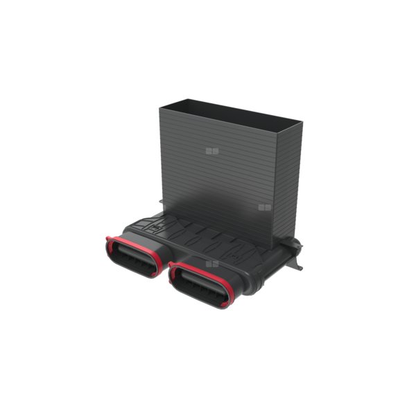 HEATPEX ARIA FLAT 500 Skrzynka rozprężna 2x50mm 300 x 100 mm prostokątna