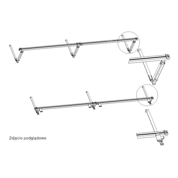 Uchwyt korekcyjny KS2100-15-3-H500.K108