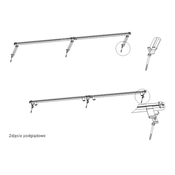 Uchwyt korekcyjny KS2100-15-2B-S250.K207