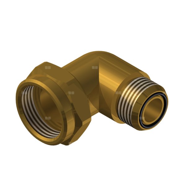 Półśrubunek kątowy KS DN12