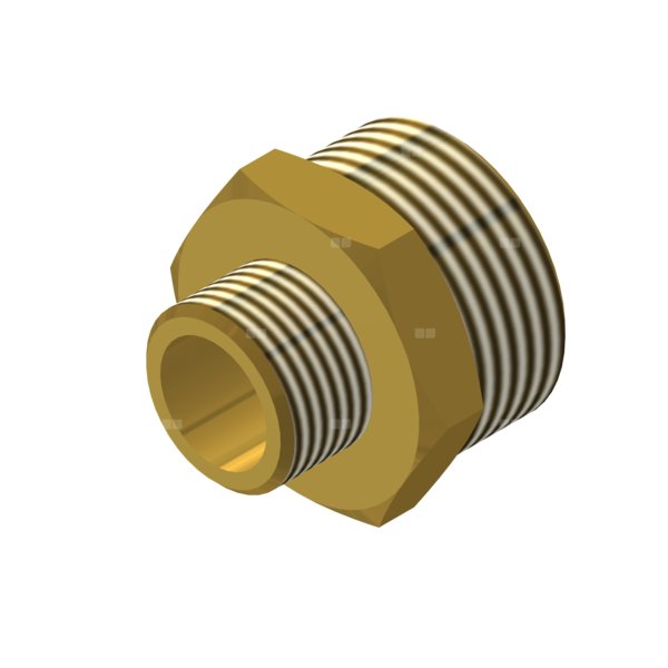 Nypel redukcyjny GZ 1'' x GZ 1/2''