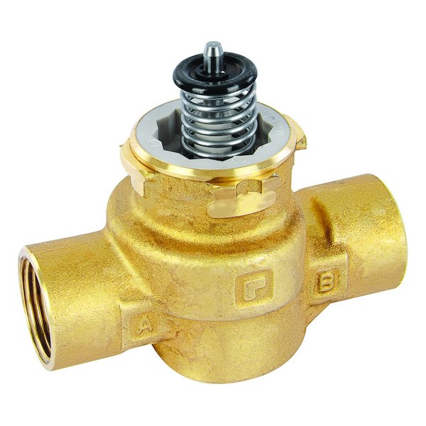 Zawór przelotowy 2-drogowy, on/off, 3/4" gw. wewn., kvs=5,3 m³/h