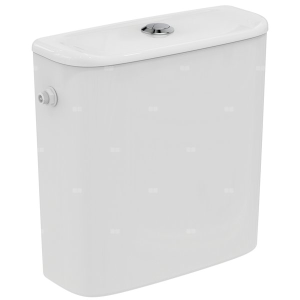 Zbiornik do toalety Vidima ULYSSE S 365x375 mm w biały połyskujący wykończeniu