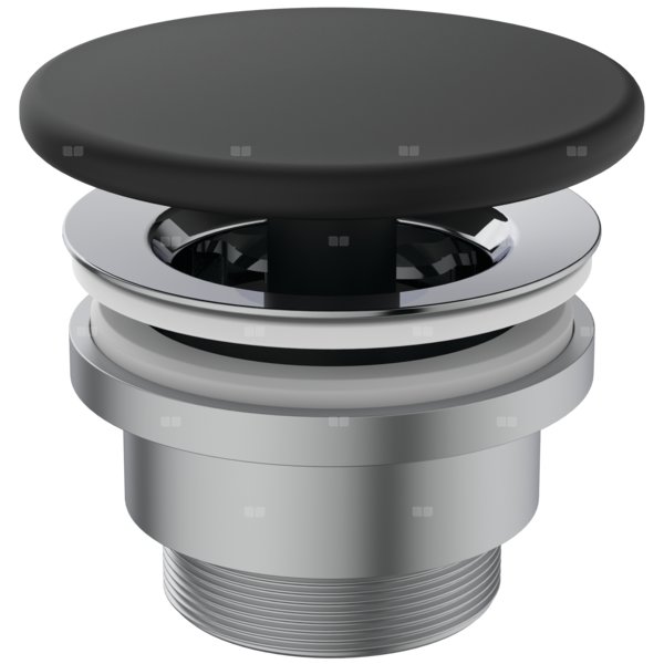 NIEZAMYKANY KOREK G1 1/4 CZARNY MAT