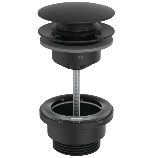 KOREK UMYWALK. G1 1/4 MATT BLACK