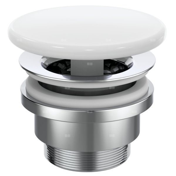 NIEZAMYKANY KOREK G1 1/4 BIAŁY MAT