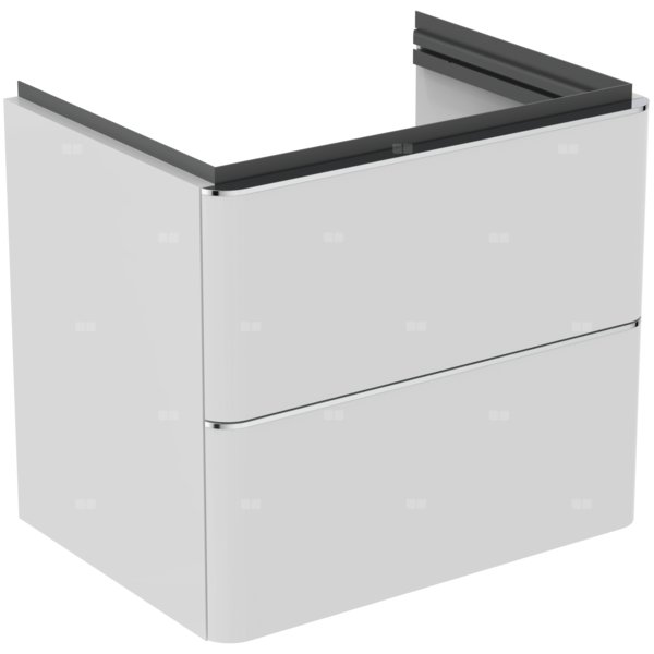 ADAPTO SZAFKA 57X41 2 DRWS GLS WHT