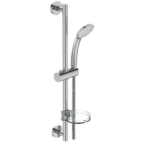 IDEALRAIN SOFT wersja S1 zestaw natryskowy z jednofunkcyjną słuchawką 80 mm