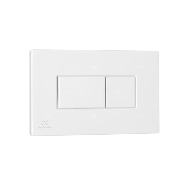 SOLEA PRZYCISK BIAŁY LOGO IS