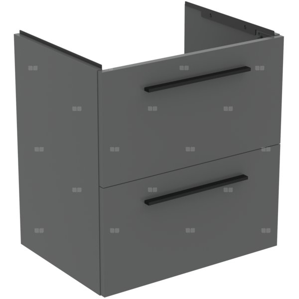 I.LIFE A SZAFKA 2 DRWS 60CM QGRY MTT